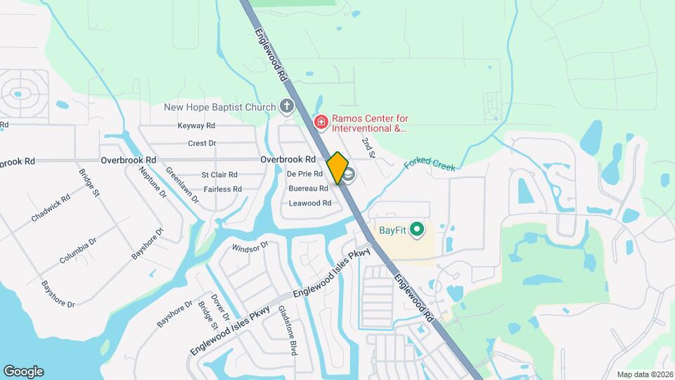 1949 Forked Creek Dr Map and Location Details