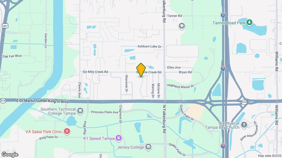 4212 Bismarck Palm Dr Map and Location Details