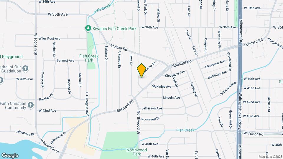 3901 Northwood Dr Map and Location Details