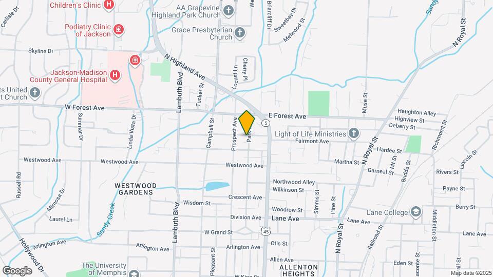 202 Walnut St Map and Location Details