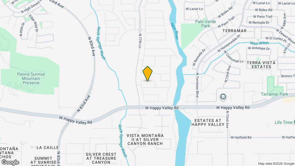 7695 W Smoketree Dr Map and Location Details