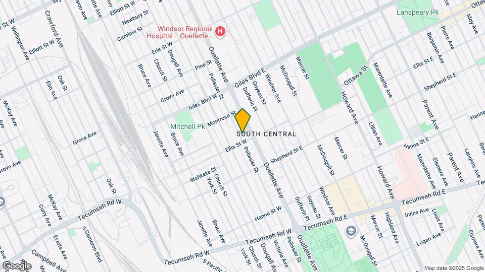 1382 Pelissier St Map and Location Details