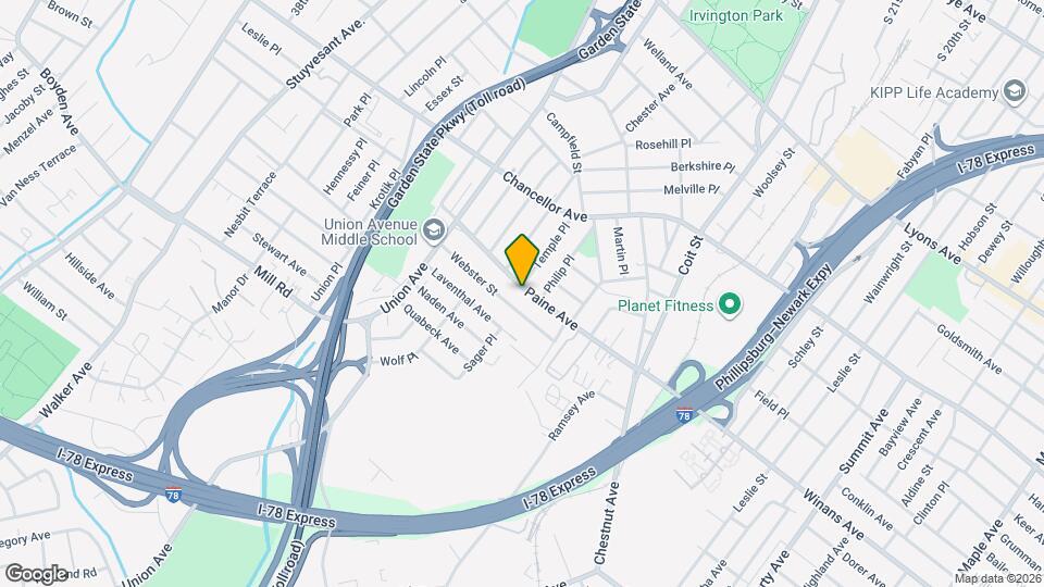 116 Paine Ave Map and Location Details