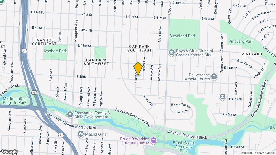 4443 Indiana Ave Mapa y Detalles de la Ubicación
