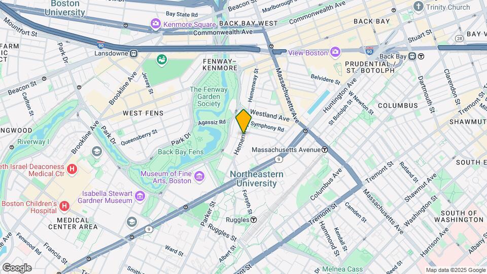 136 Hemenway St Map and Location Details