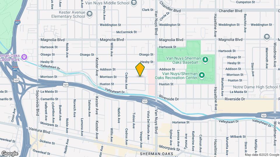 14602 Morrison St Mapa y Detalles de la Ubicación