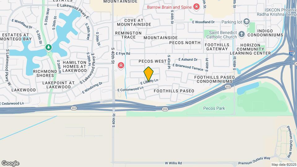 4209 E Liberty Ln Map and Location Details