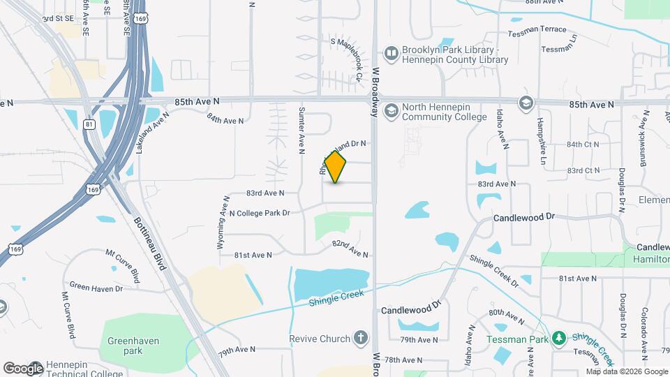 7633 83rd Ave N Map and Location Details