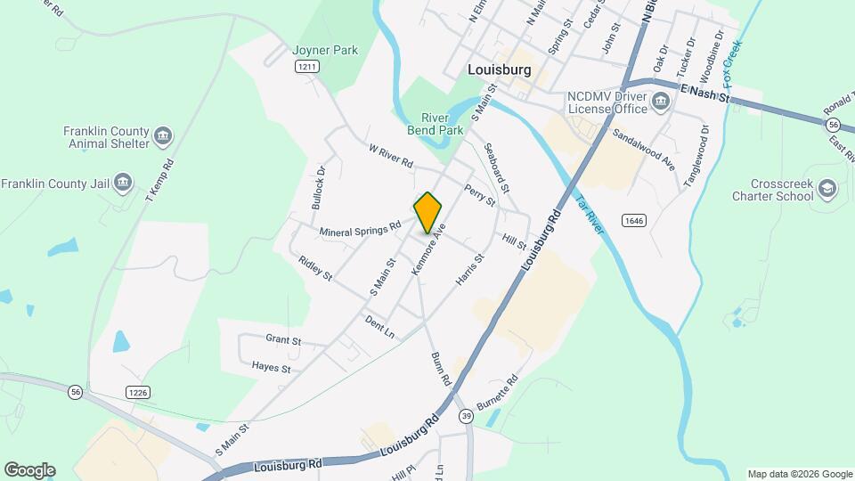 607 Kenmore Ave Map and Location Details