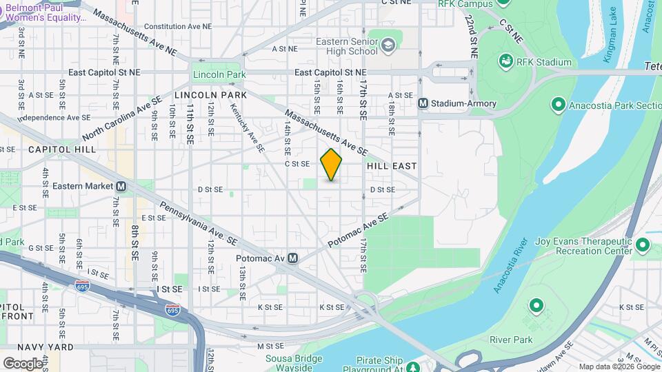 1526 D St SE Mapa y Detalles de la Ubicación