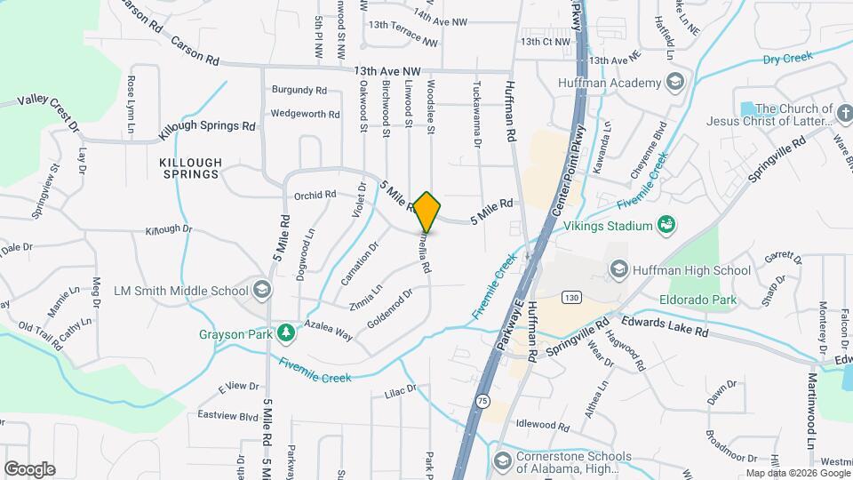1129 Camellia Rd Map and Location Details