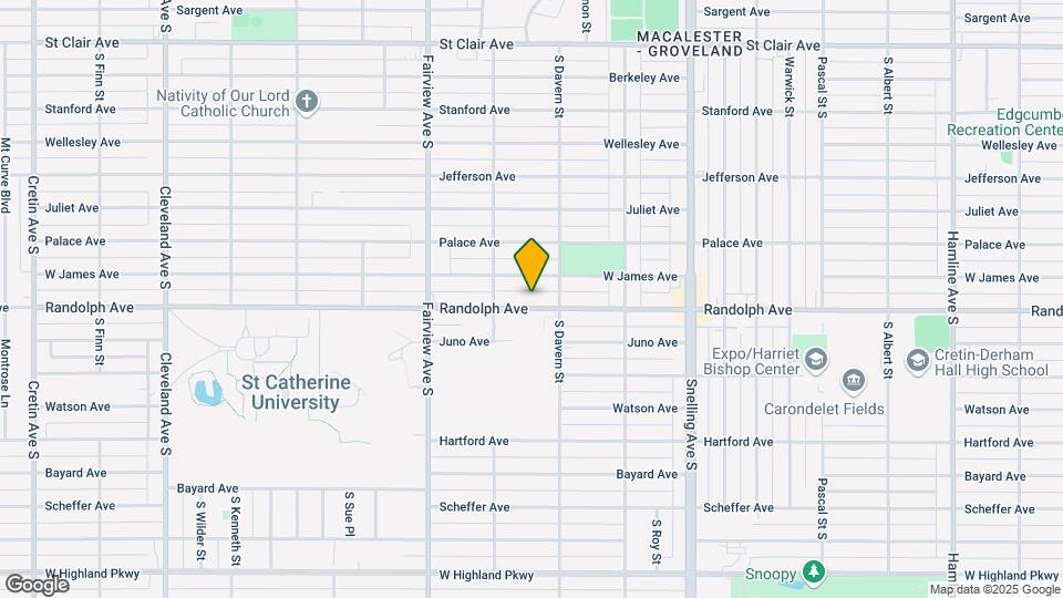 1725 Randolph Ave Map and Location Details