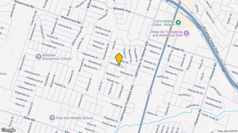 1508 Kimberly Ln Map and Location Details