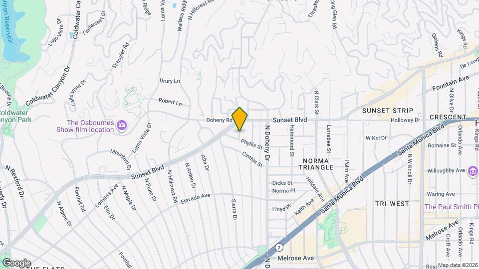1008 Cory Ave Map and Location Details