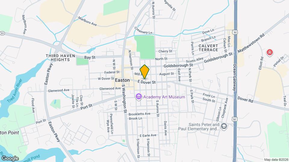 117 E Dover St Map and Location Details