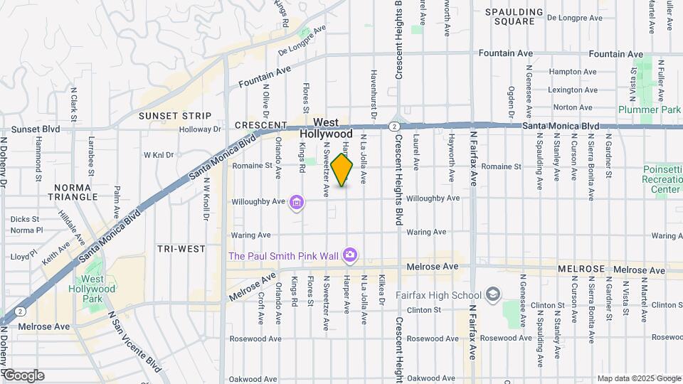 911 N Harper Ave, Unit 2 Map and Location Details