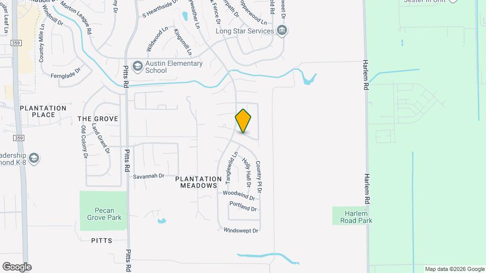 2414 Woven Wood Ln Map and Location Details