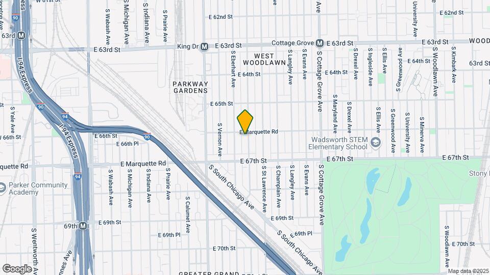 6610 S Rhodes Ave, Unit G Mapa y Detalles de la Ubicación