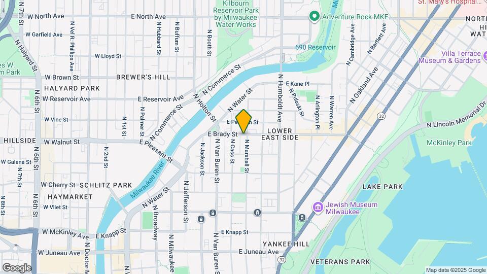 1697 N Marshall St Map and Location Details