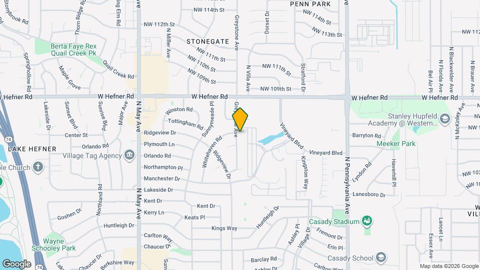 10616 Greystone Ave Map and Location Details