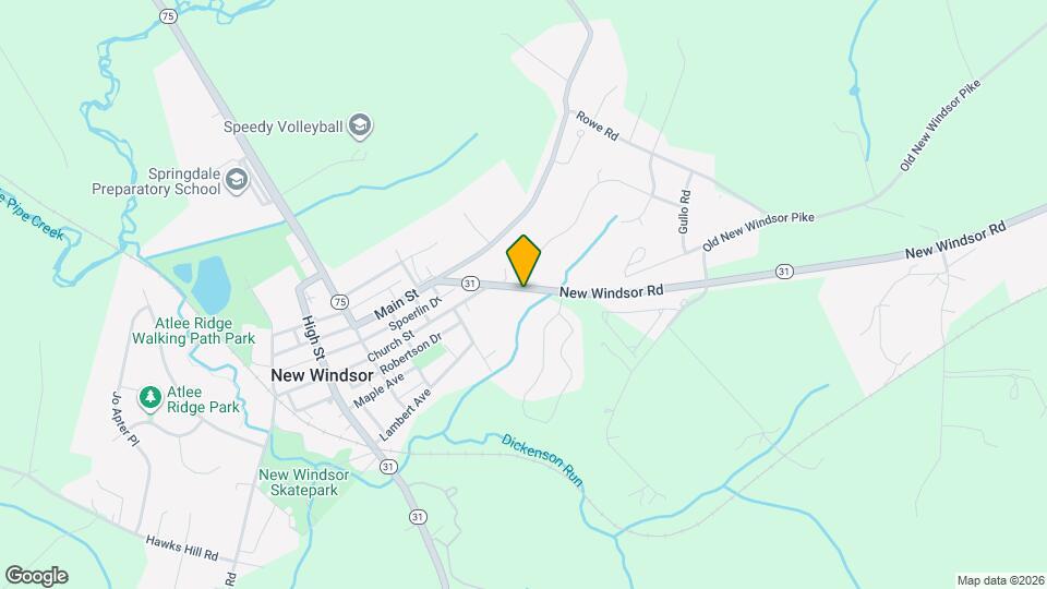 2851 New Windsor Rd Map and Location Details