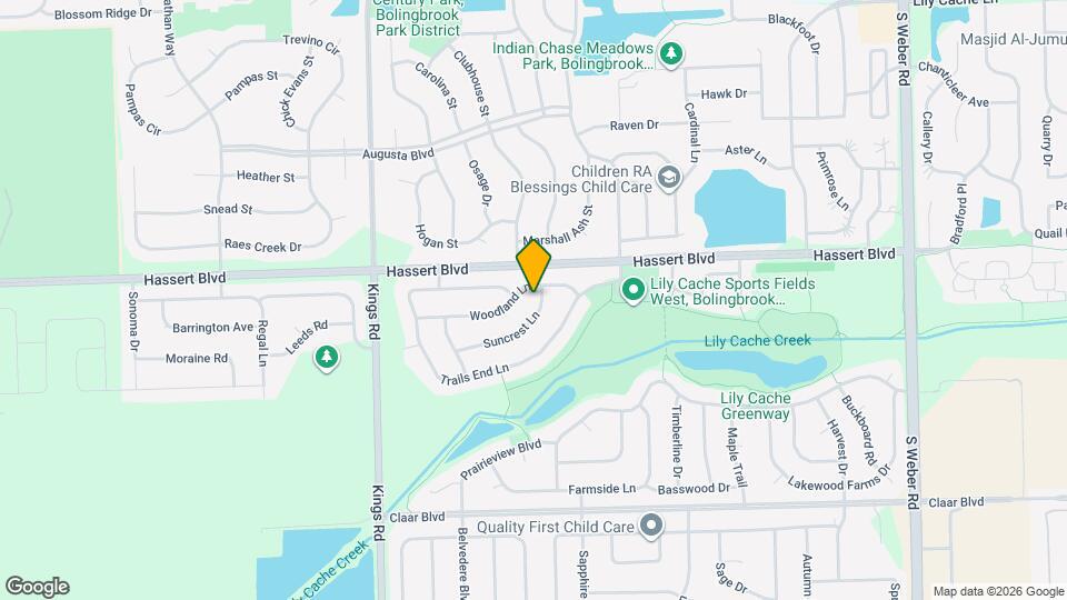 1544 Suncrest Ln Map and Location Details