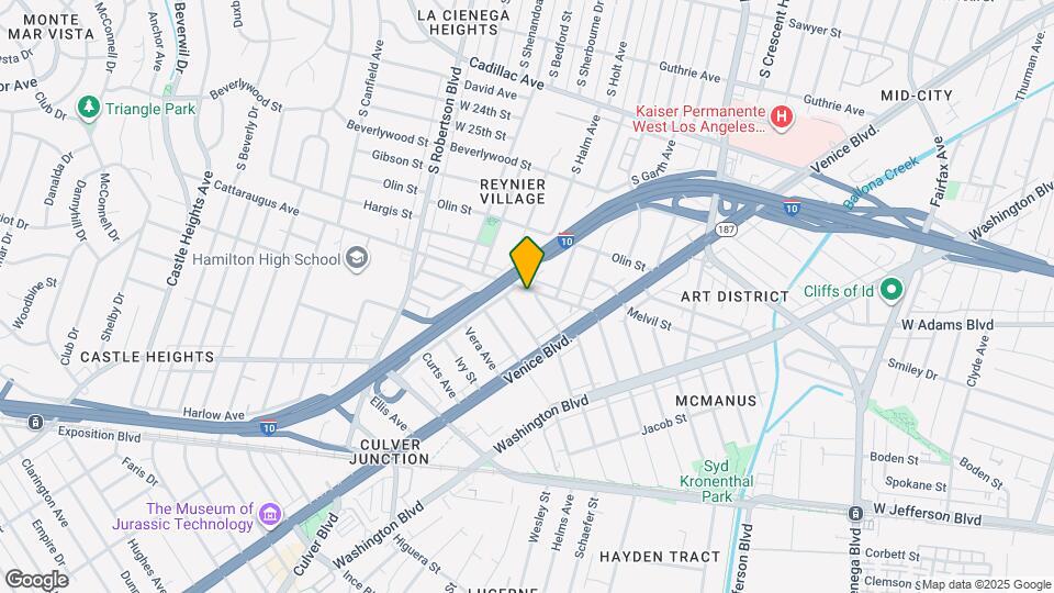 8800 Cattaraugus Ave Mapa y Detalles de la Ubicación