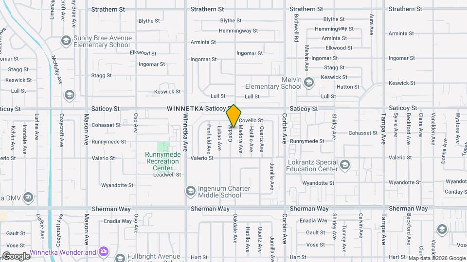 7516 Oakdale Ave Map and Location Details