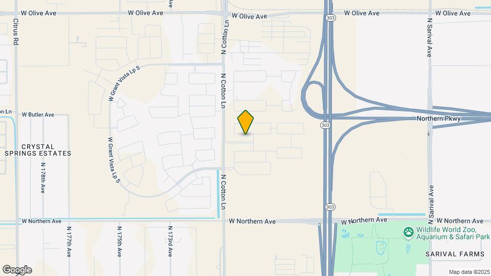 17027 W Echo Ln Map and Location Details