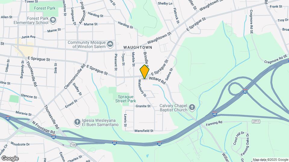 2313 Waterbury St Mapa y Detalles de la Ubicación