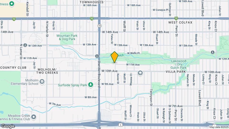 4920 W 11th Ave Map and Location Details