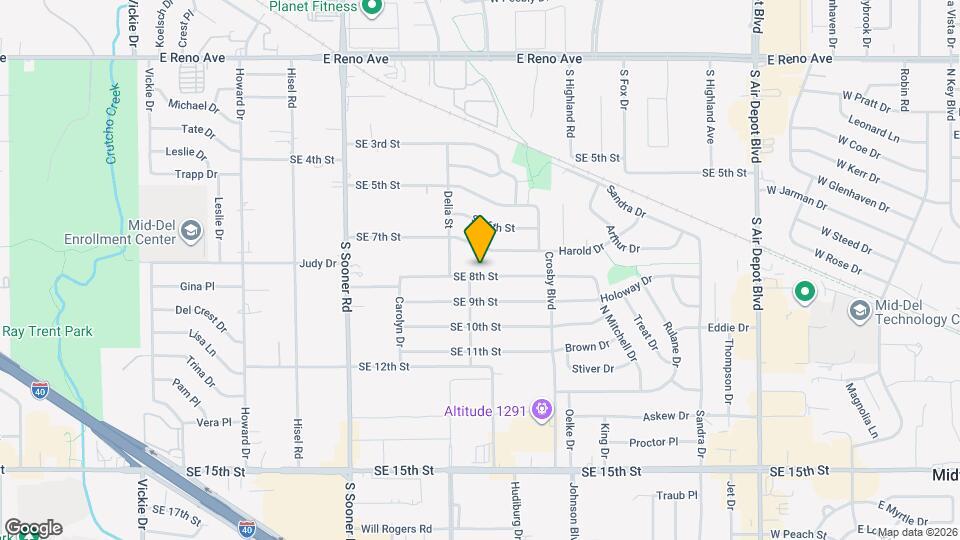 6001 SE 8th St Map and Location Details