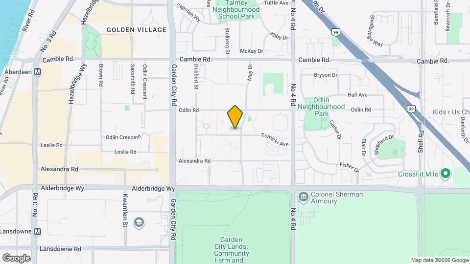 9399 Tomicki Ave Map and Location Details