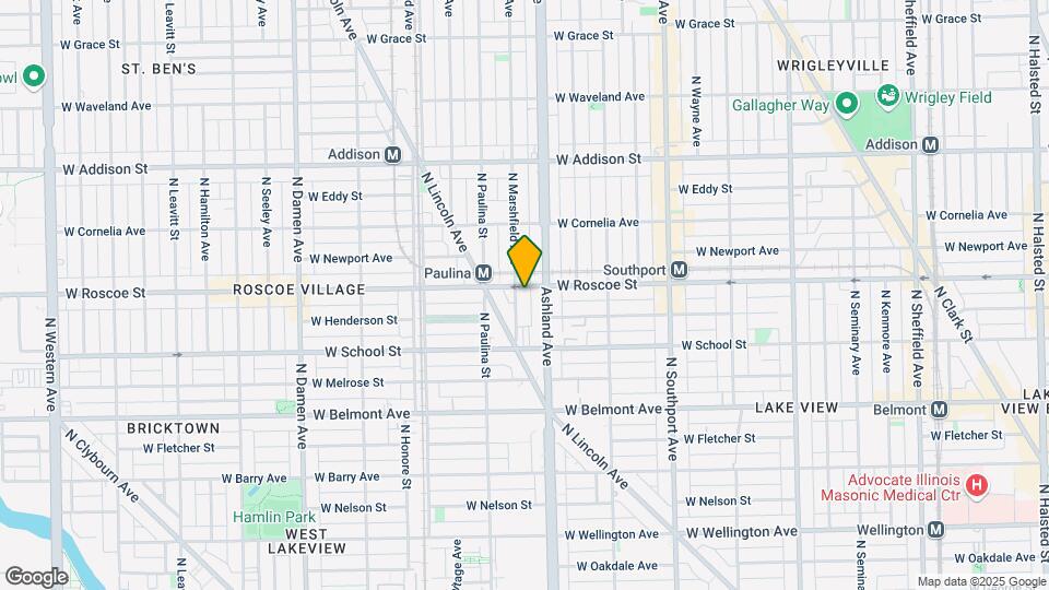 1317 W Foster Ave Map and Location Details