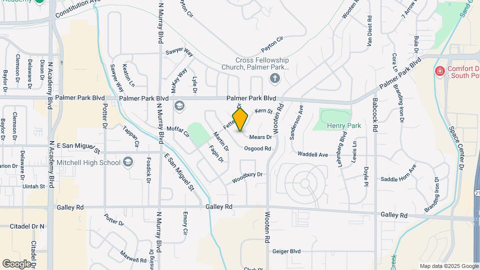 1346 Mears Dr Map and Location Details