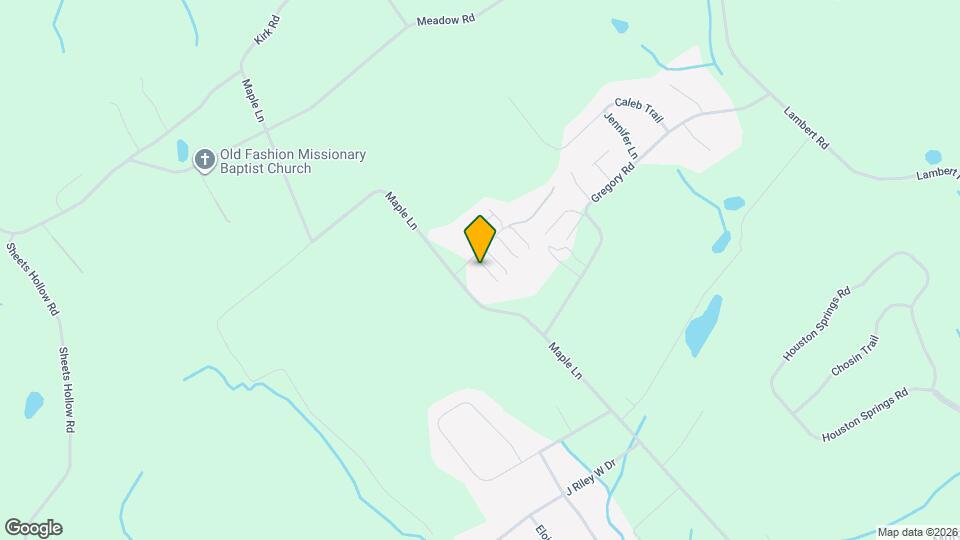 1366 Maple Ln Map and Location Details