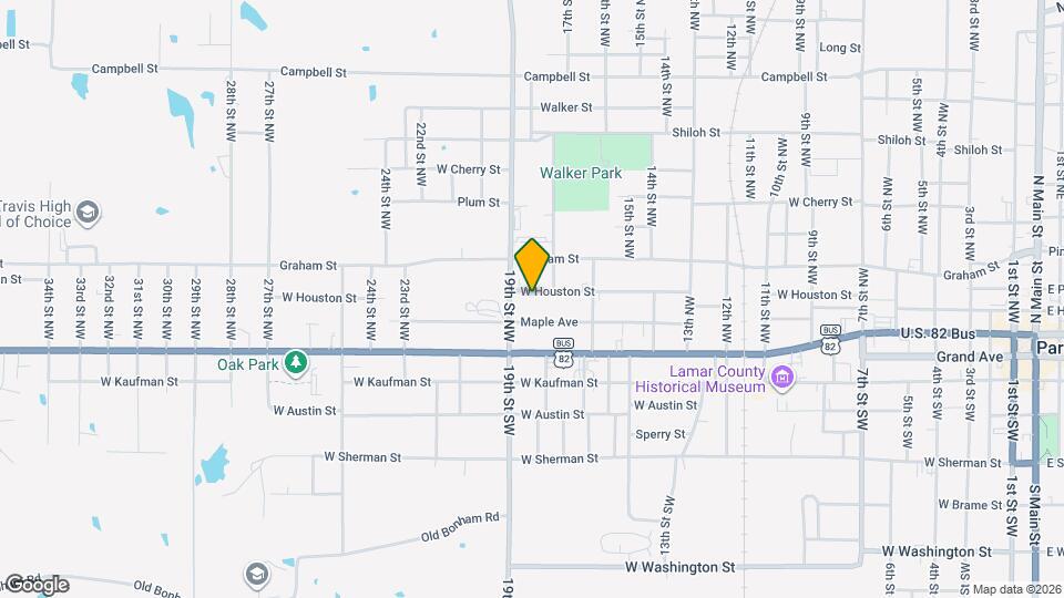 1837 W Houston St Map and Location Details