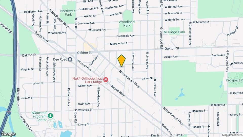 851 N Northwest Hwy Map and Location Details