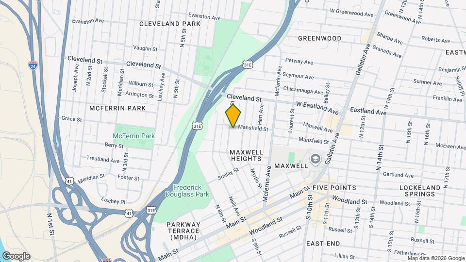 625 N 9th St Map and Location Details