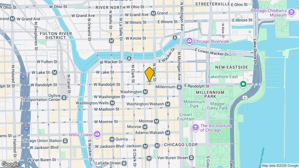 24 W Randolph St Map and Location Details
