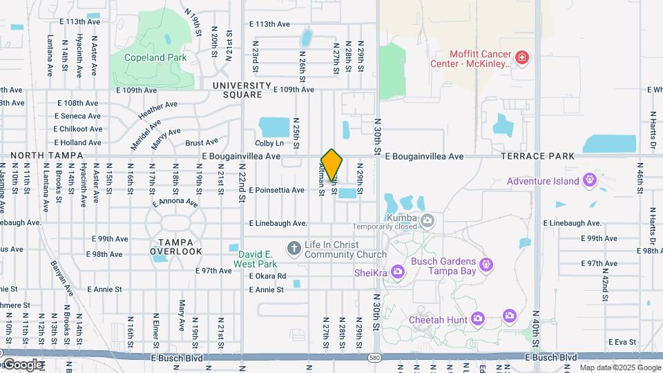 10202 N 27th St Map and Location Details