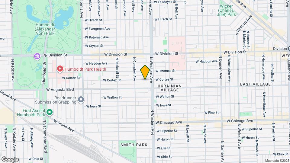 2425 W Cortez St, Unit G Map and Location Details