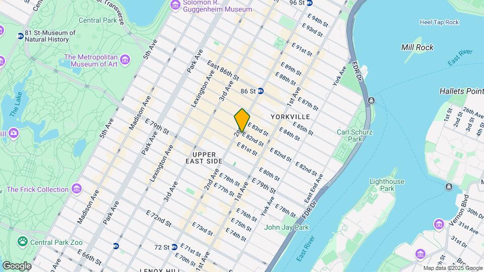 304 E 82nd St Map and Location Details