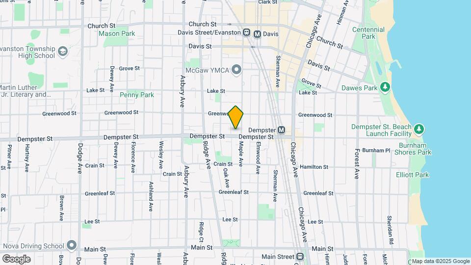 1015 Dempster St, Unit 1311-W3 Mapa y Detalles de la Ubicación