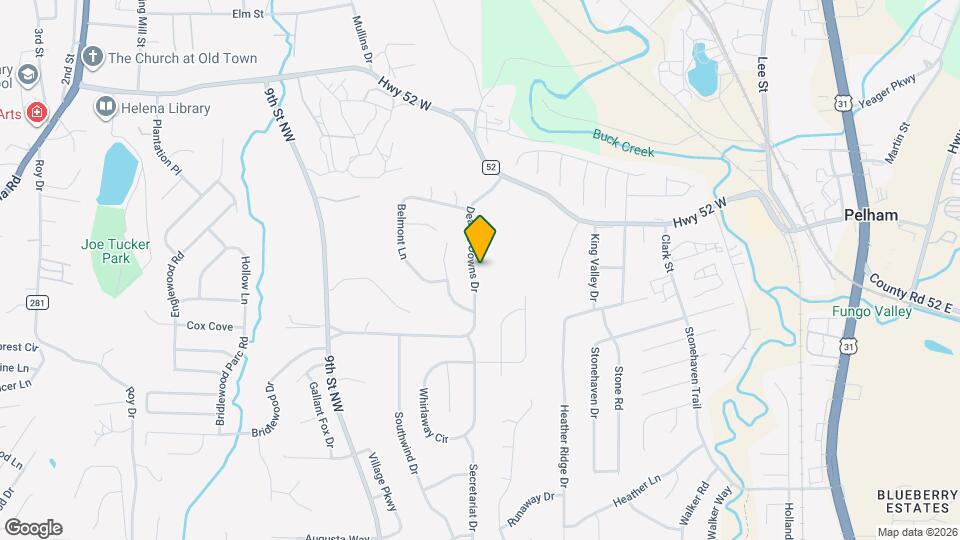 1141 Dearing Downs Dr Mapa y Detalles de la Ubicación