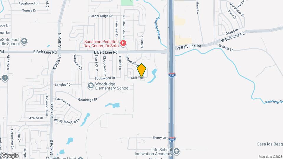 1228 Cliff Trail Map and Location Details