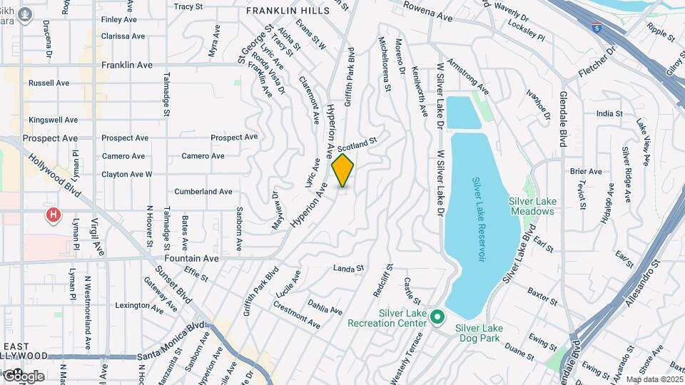 2118 Griffith Park Blvd Map and Location Details