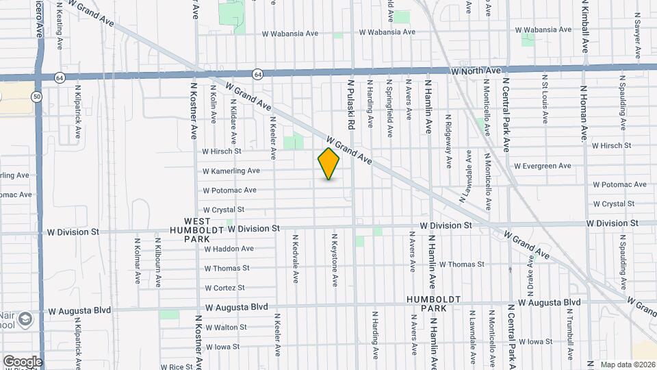 4044 W Potomac Ave Map and Location Details