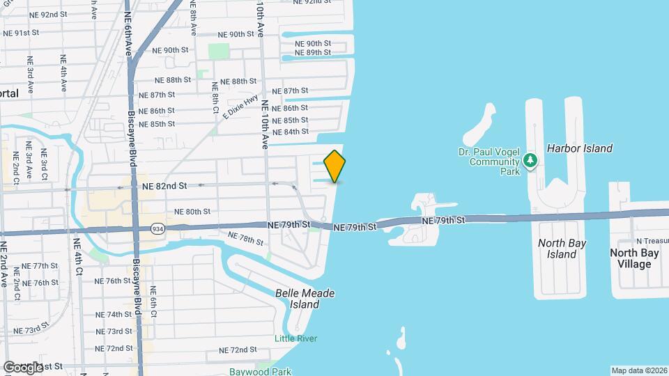 1244 NE 81st Terrace Mapa y Detalles de la Ubicación