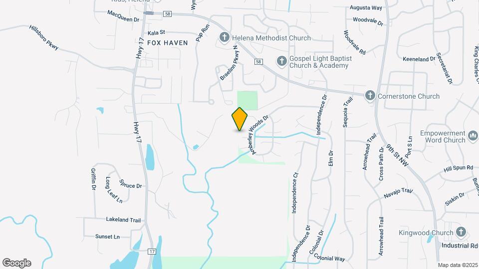 1512 Amberley Woods Cir Map and Location Details